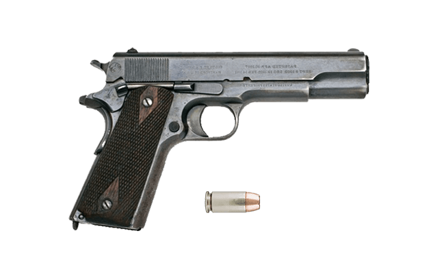 .45 caliber Colt 1911